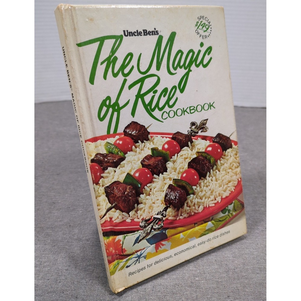 1969 Uncle Ben's The Magic Of Rice Cookbook Vintage Hardcover SBN: 87502-004-6
